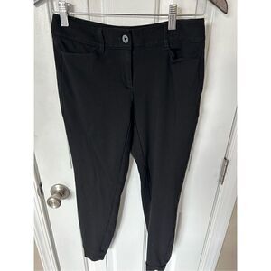 White House black market skinny black stetchy pants size 0R